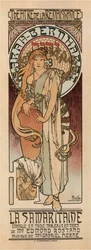 Juliste teokseen "Samaria-nainen"