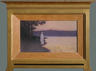 Veden hiljaisuus (maalaus kankaalle)