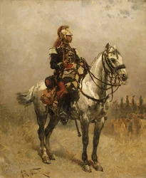 Ratsuväkimies, 1884.