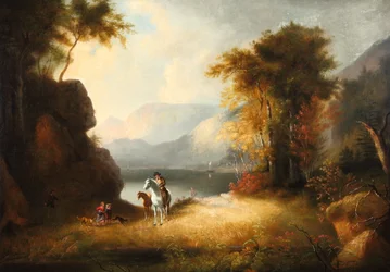 Kotiinpaluu 1835 (Öljy kankaalle)