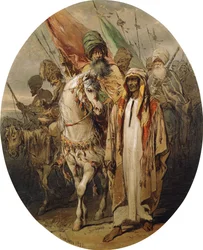 Arab Warriors Advancing, 1855