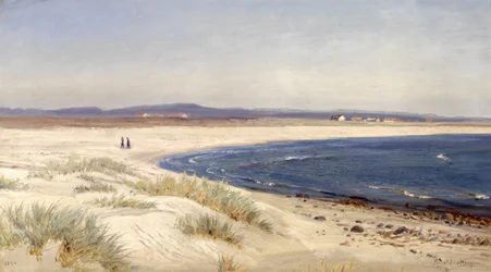 Norjalainen:  Mennesker på en strand Ihmiset rannalla: Mennesker på en strand Ihmiset rannalla