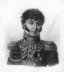 Jean Marie Pierre François Lepaige Doursenne Dorsenne (1774-1812) - "Ranskalaisten kenraalien muotokuvia ranskalaisten voittojen ja taistelujen jälkeen". Kaiverrus Ambroise Tardieu 1818. Stella Collection.