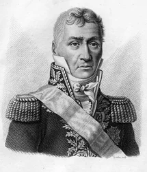 Louis Friant (1758-1829) - "" Muotokuvia ranskalaisista kenraaleista ranskalaisten voittojen ja valloitusten jälkeen". Kaiverrus Ambroise Tardieu 1818. Stella Collection.