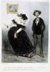 Karikatyyri - Chamin "" Madeleines" -kirjassa, v.1870-1880