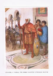 Stiiko, vandaali, The Roman Magister Utriusque Militiae, kuvitus teoksesta The Roman Soldier, 1928
