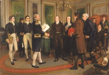 Gentin sopimuksen allekirjoittaminen, jouluaatto 1814, 1914.
