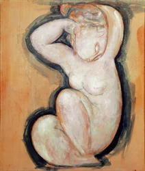 Cariatid. Amedeo MOGILIANIN (1884-1920) maalaus
