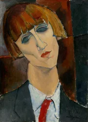 Madame Kisling, c. 1917 (öljy kankaalle)
