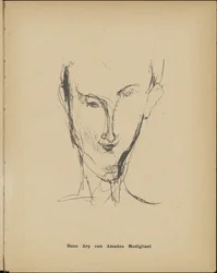 Hans Arpin muotokuva 1886-1966, 1916.