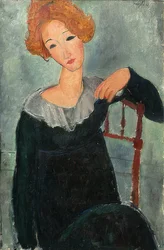 Punatukkainen nainen. 1917
