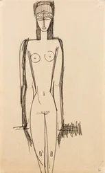 Pysyvä alaston; Nu debout, n. 1910-1911