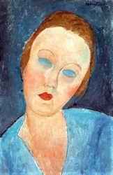 Painter Survagen vaimo, 1918
