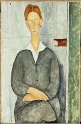 Nuori mies punatukkainen, 1919