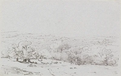 Vaunun lähestyminen Bromley Hilliin, n. 1803 (etsaus)