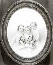 Blandine (s.1835), Cosima (s.1837) ja Daniel (s.1839), Marie d