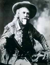 Buffalo Bill (1846-1917) (s/w valokuva)