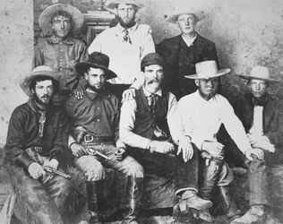Cowboys of the XIT Ranch, Texas, n. 1890 (b/w kuva)
