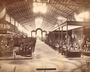 Ranskan osasto, päärakennus, Centennial International Exhibition, Philadelphia, 1876