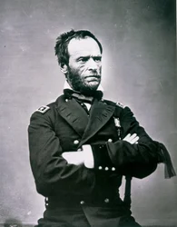 Kenraali William T. Sherman (1820-1891) (m/v valokuva)