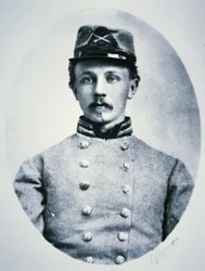 Israel Spencer, Konfederaation armeijan sotilas (m/w kuva)