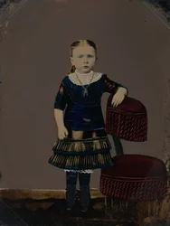 Tytön muotokuva,1860-luku (kuva)