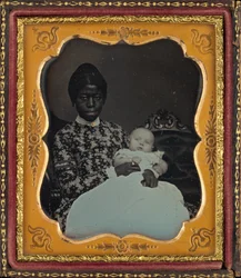 Naisen ja vauvan muotokuva,1853 (kuva)