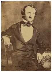 Edgar Allan Poen istuva muotokuva. 1876 (Dagerrotypia)