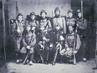 Konfederaation armeijan Charleston Zouave -kadetit