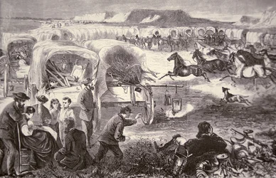 Vaunujunasta muodostui Corral Oregon Traililla