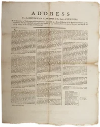 Puhe New Yorkin osavaltion republikaanien äänestäjille 6. huhtikuuta 1804