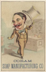 Coram Soap Manufacturing Co:n mainos, n. 1880