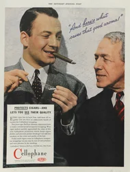 Mainos DuPont Cellophanelle, 1937