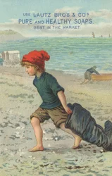 Mainos Lautz Bros & Cos Pure and Healthy Soaps, n. 1880