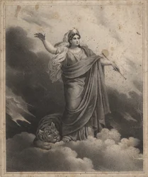 Allegorinen hahmo (litho)