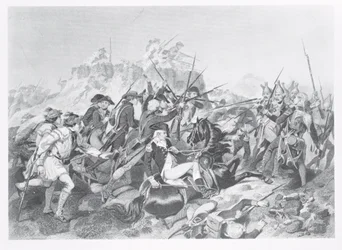 Saratogan taistelu - kenraali Arnold haavoittui hyökkäyksessä hessiläisten linnaketta vastaan 17. lokakuuta 1777.