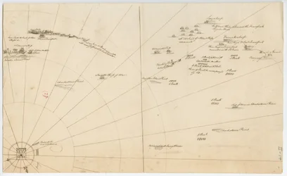 Taistelusuunnitelma Bostonin sataman piirittämiseksi, n. 1775-1776