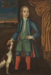 Poika sinisessä takissa, n. 1730