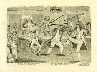 Kongressin pugilistit: Griswold ja Lyon, kongressitalo, Philadelphia, PA
