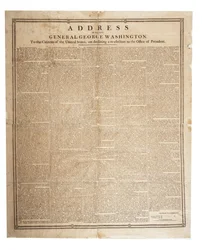 Edesmenneen kenraali George Washingtonin jäähyväispuhe 17. syyskuuta 1796