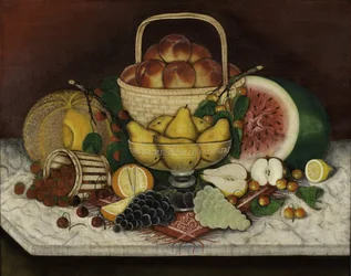 Hedelmä marmorilla, 1865