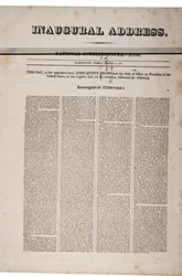John Quincy Adamsin avajaispuhe 4. maaliskuuta 1825 (katso myös GLC 696060)