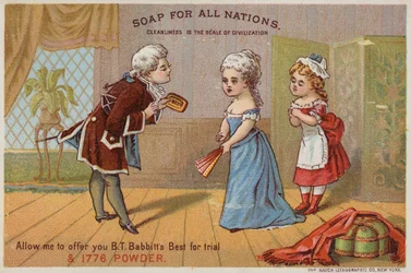 Nainen ja herrasmies palvelijan kanssa