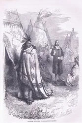 Mayhew ja Naragansett 1674, esimerkki Cassell