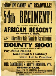 Nyt Readvillen leirillä! 54. rykmentti!, noin 1863