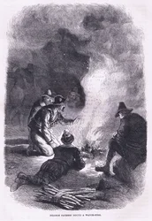 Pilgrim Father on kellotulen ympärillä, esimerkki Cassell