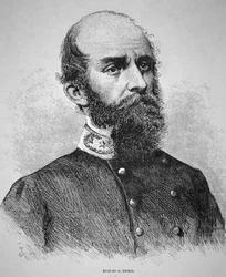 Kenraali Richard S. Ewellin muotokuva (litho)