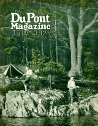 Pyralin lähtee kalastamaan, DuPont-lehden etukansi, heinäkuu 1923
