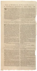 Päätöslauselmat, jotka painavat NYS:n perustuslain muutosehdotusta, lokakuu 1788