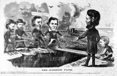 Kapea polku, noin 1863